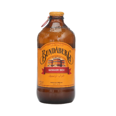 BUNDABERG GINGER BEVERAGE FLAVORED DRINK, 375ML