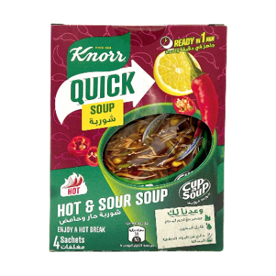 KNORR CUP A SOUP HOT N SOUR 76G