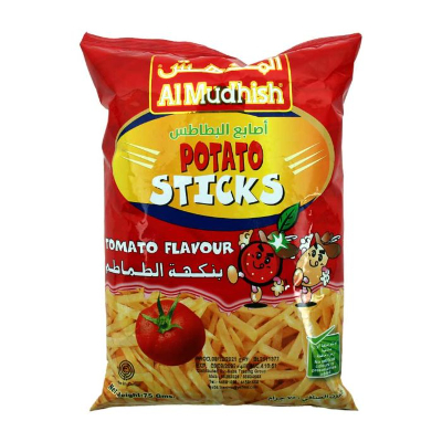 AL MUDHISH POTATO STICKS TOMATO 75 GM