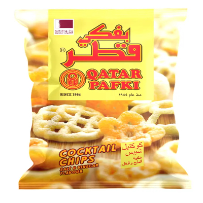 QATAR PAFKI SALT & VINEGAR COCKTAIL CHIPS, 55G