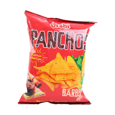 OISHI PANCHOS BARBECUE FLAVOR, 85G