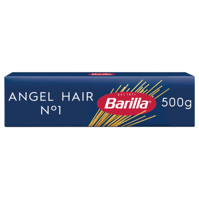 BARILLA ANGEL HAIR NO.1 WHEAT SEMOLINA PASTA, 500G