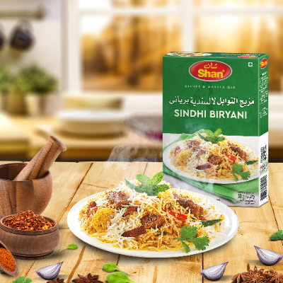 SHAN SINDHI BIRYANI RECIPE & MASALA MIX, 60G