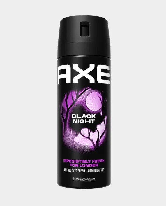 Axe Black Night Cool Mint & Cedarwood Scent Deodorant Body Spray, 150ML