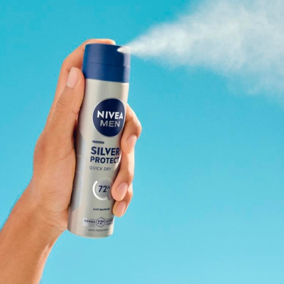 Nivea Silver Protect Men Deodorant Spray, 150ML