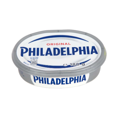 PHILADELPHIA ORIGINAL CREAM CHEESE, 180G