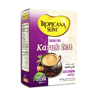 TROPICANA SLIM CARDAMOM SUGAR-FREE TEA, 72G