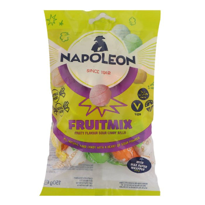 NAPOLEON FRUIT MIX SOURS ASSORTED CANDY 150G