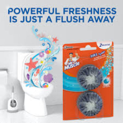 MR. Muscle Marine Toilet in-tank Block, 2x50g