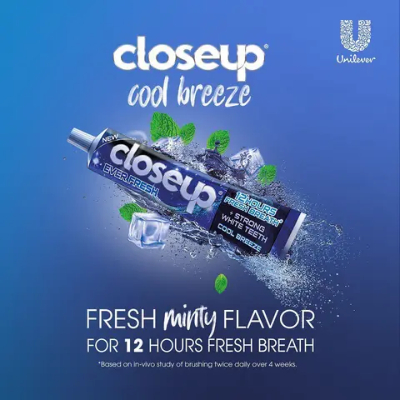 CLOSE UP ICY WHITE WINTER BLAST TOOTHPASTE, 75ML