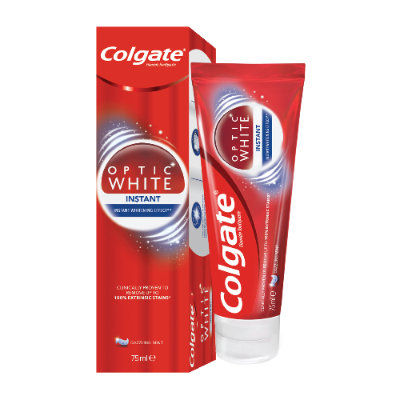 COLGATE OPTIC WHITE INSTANT WHITENING TOOTHPASTE, 75ML