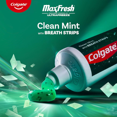 COLGTE TOOTHPASTE MAX FRESH CLEAN MINT, 100ML + 50ML FREE