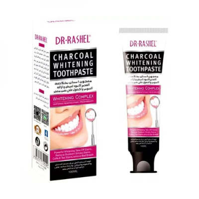 DR.RASHEL CHARCOAL WHITENING TOOTHPASTE WHITENING COMPLEX, 100ML