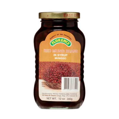 FLORENCE RED MUNG BEANS IN SYRUP 340G