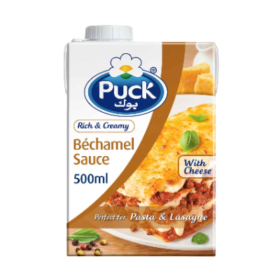 PUCK BECHAMEL SAUCE WITH CHEESE 500 ML