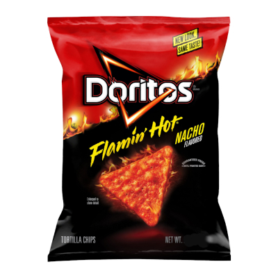 DORITOS FLAMING HOT NACHO 3.25OZ