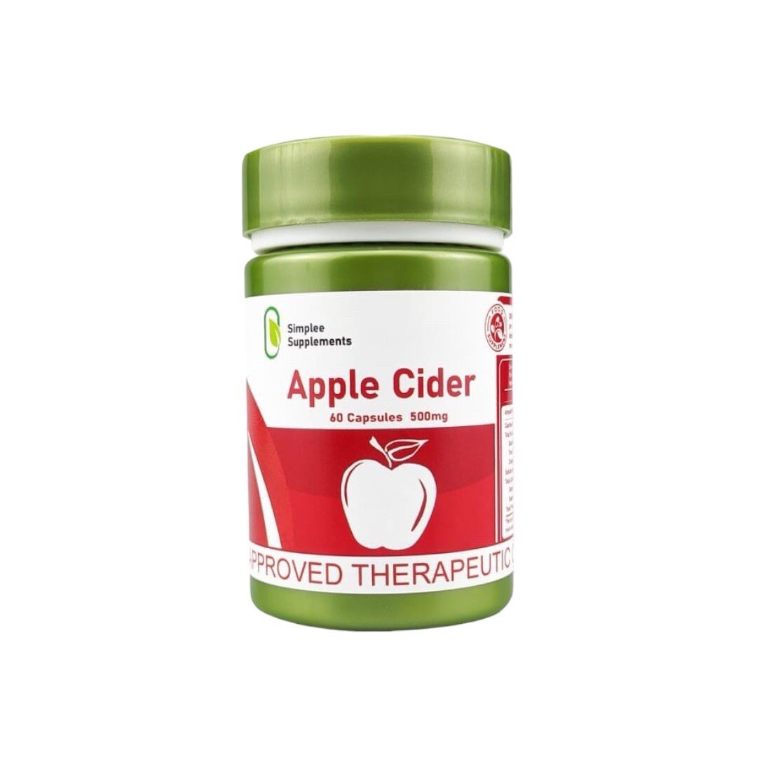 Simplee Supplements Apple Cider Capsules, 60x500mg