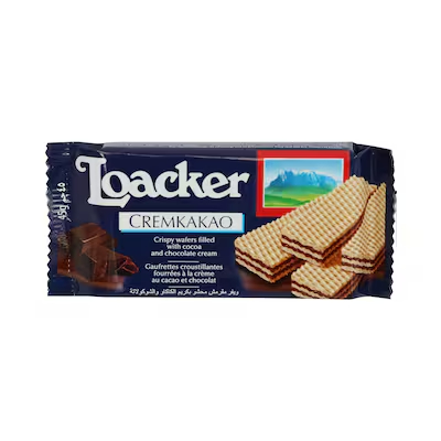 LOACKER CREMKAKAO CHOCOLATE WAFER, 175G