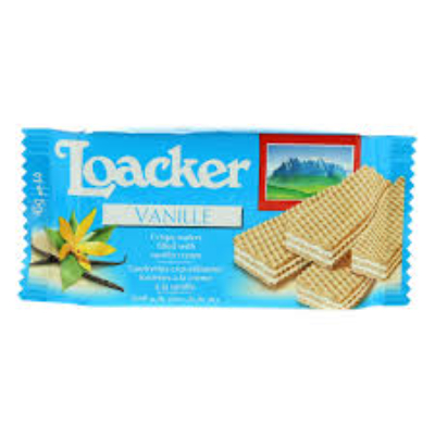 LOACKER VANILLA WAFER, 45G