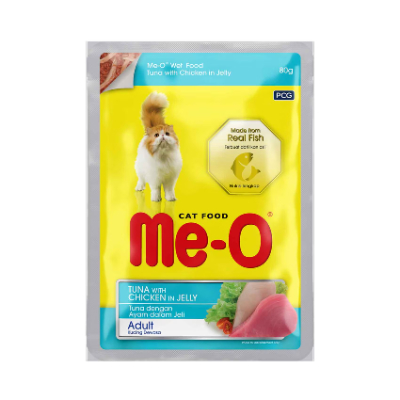 ME - O POUCH CAT FOOD CHICKEN CHUNK IN JELLY 80 G