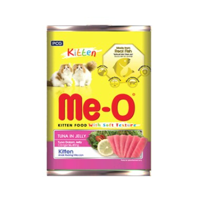 ME-O KITTEN TUNA IN JELLY CAT FOOD, 400G