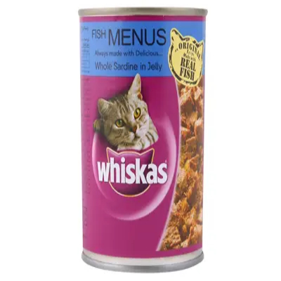 WHISKAS FISH SARDINE IN JELLY 400 G
