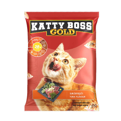KATTY BOSS GOLD TUNA FLAVOUR CAT FOOD, 400G