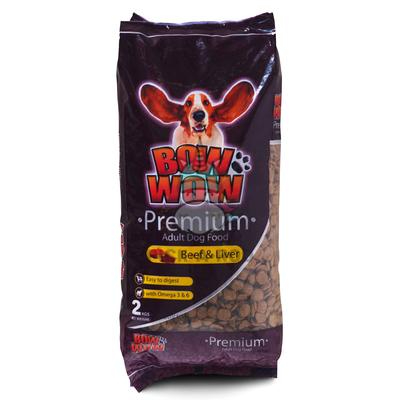 BOK WOW BEEF & LIVER ADULT DOG FOOD, 1KG