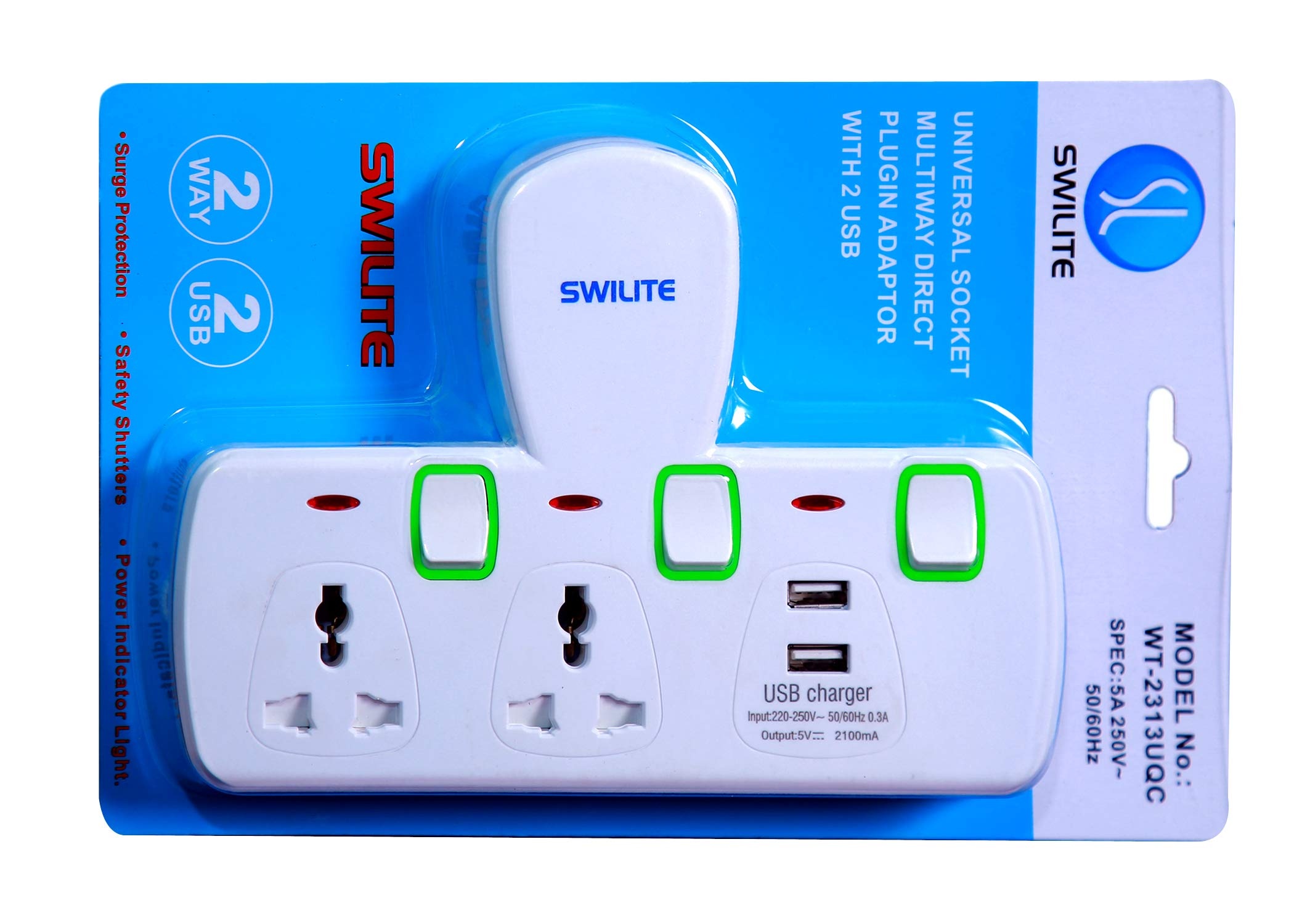 SWILITE 3WAY ADAPTOR+USB