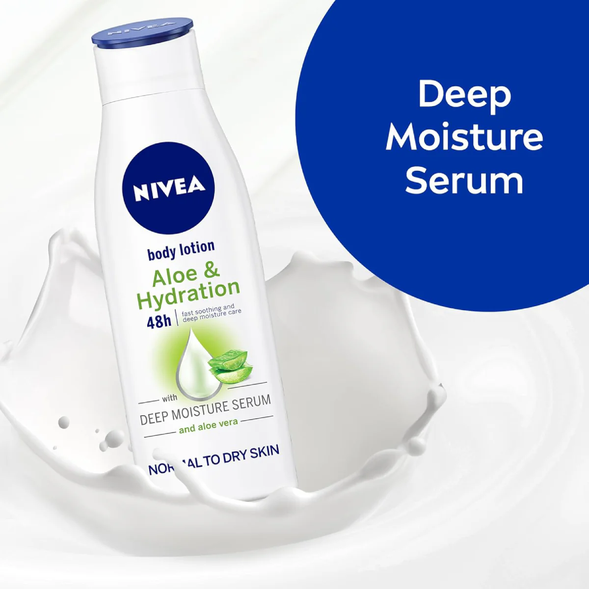 Nivea Aloe & Hydration 48h Moisture Body Lotion, 2x250ml