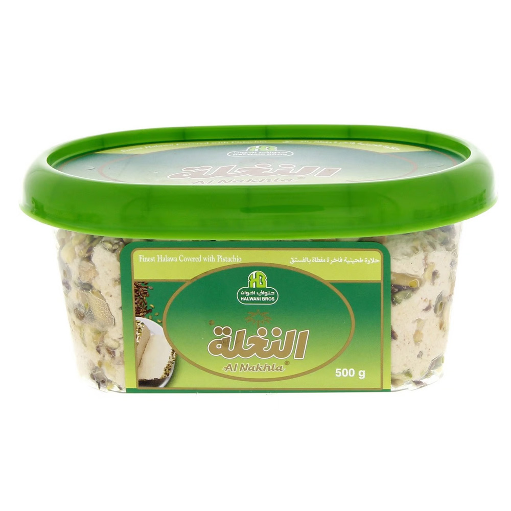 Halwani Bros Halawa Covered With Pistachio, 500g