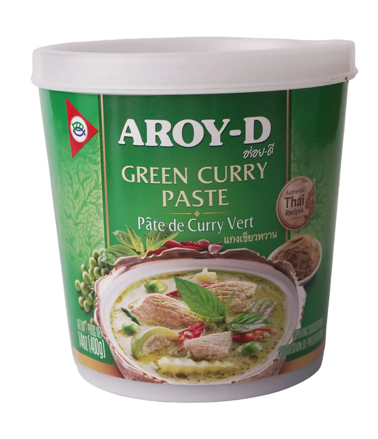 Aroy-d Green Curry Paste Authentic Thai Taste, 400g