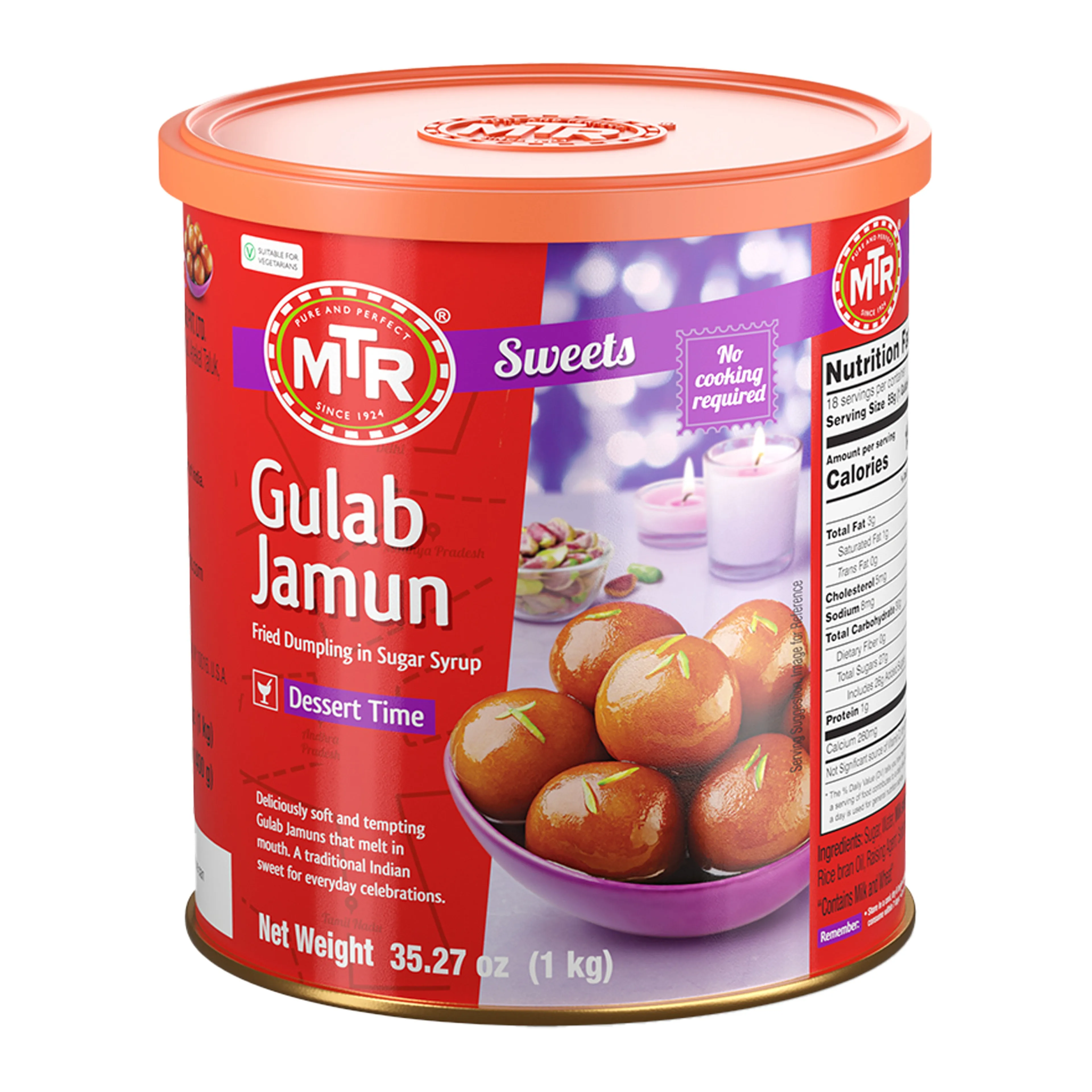 Mtr Gulab Jamun, 1kg
