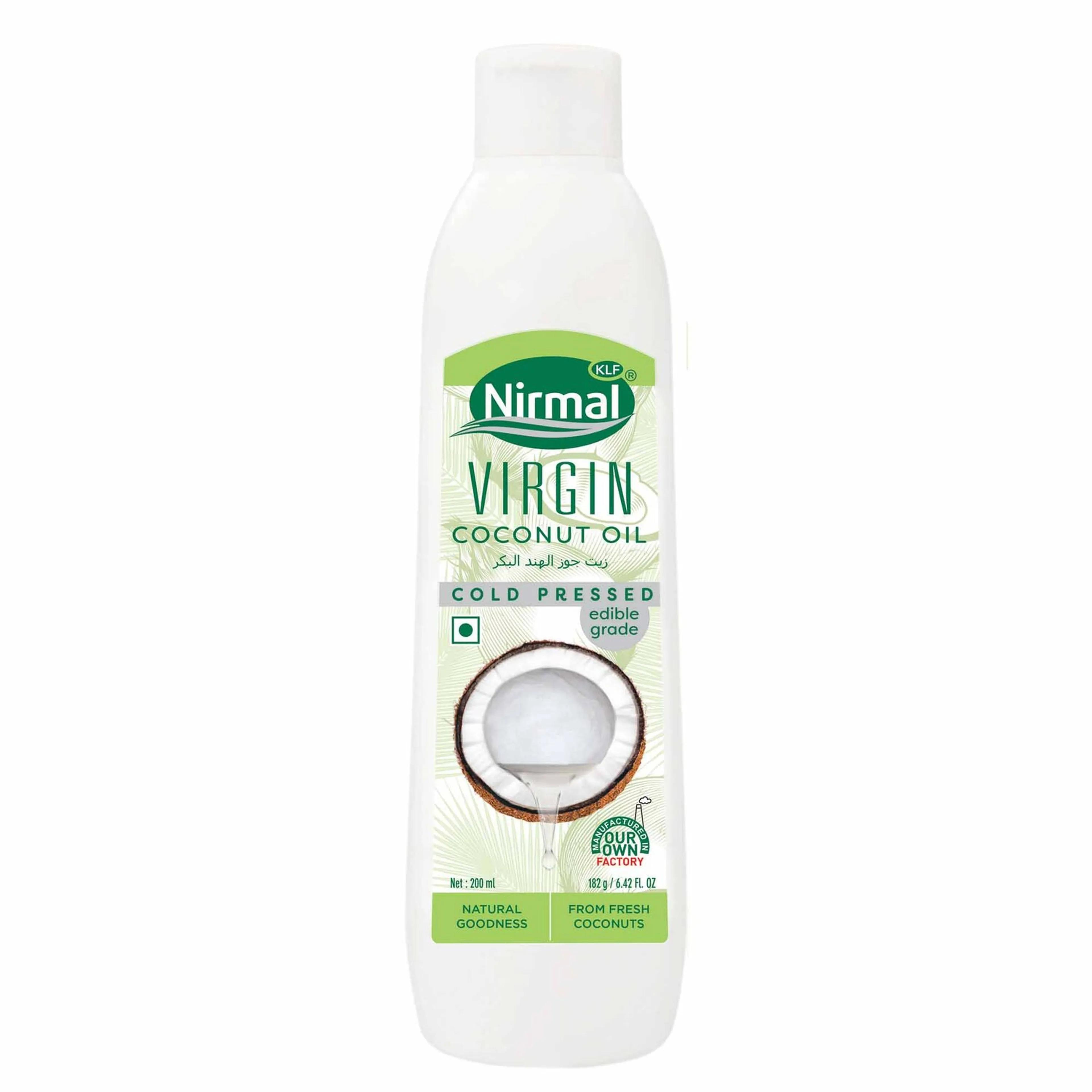Klf Nirmal Virgin Coconut Oil, 200ML
