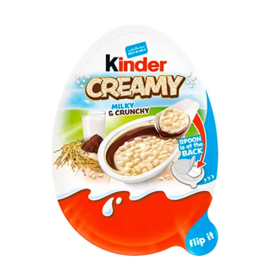 Kinder Creamy Milky & Crispy Rice, 19g