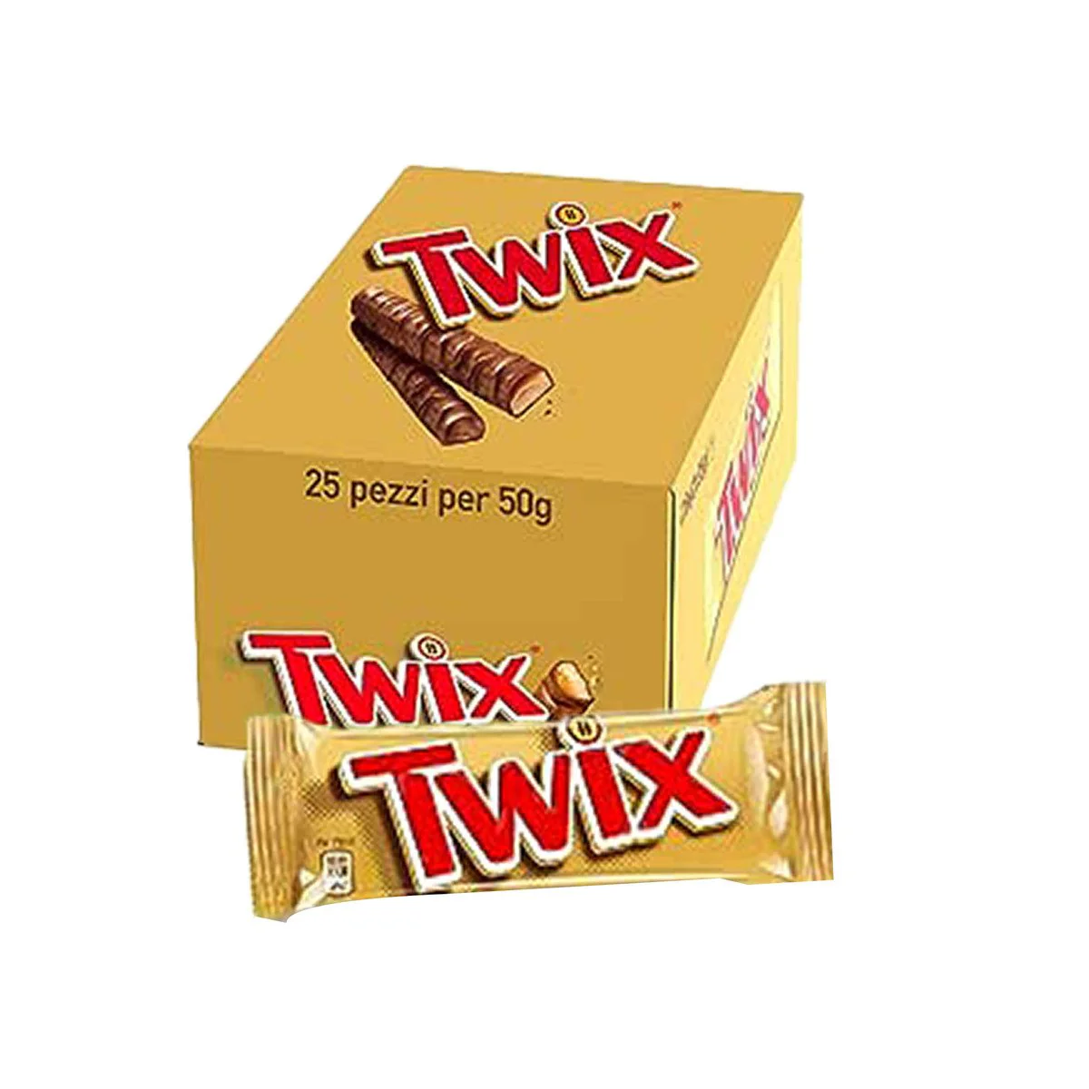 Twix Twin Chocolate Bars, 50g
