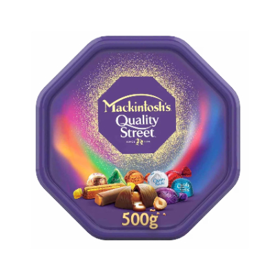 Mackintosh's Quality Street Glow Assorted Chocolate Tin, 500g