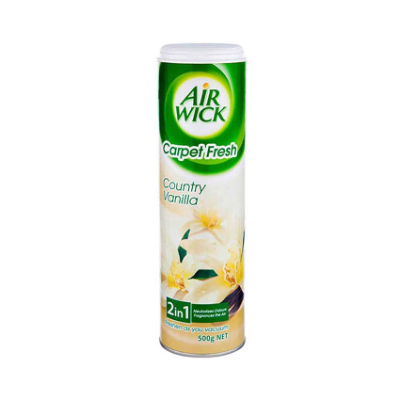 air wick carpet fresh country vanilla fragrance carpet powder deodoriser, 500g