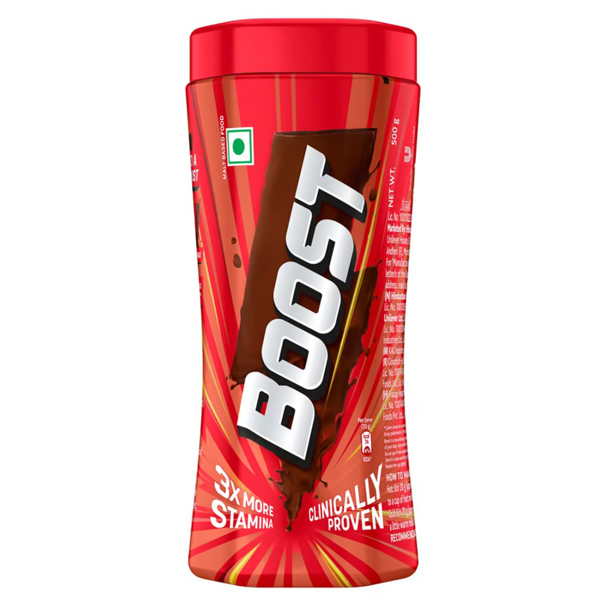 Boost Malt Energy Powder Drink JAR, 500g