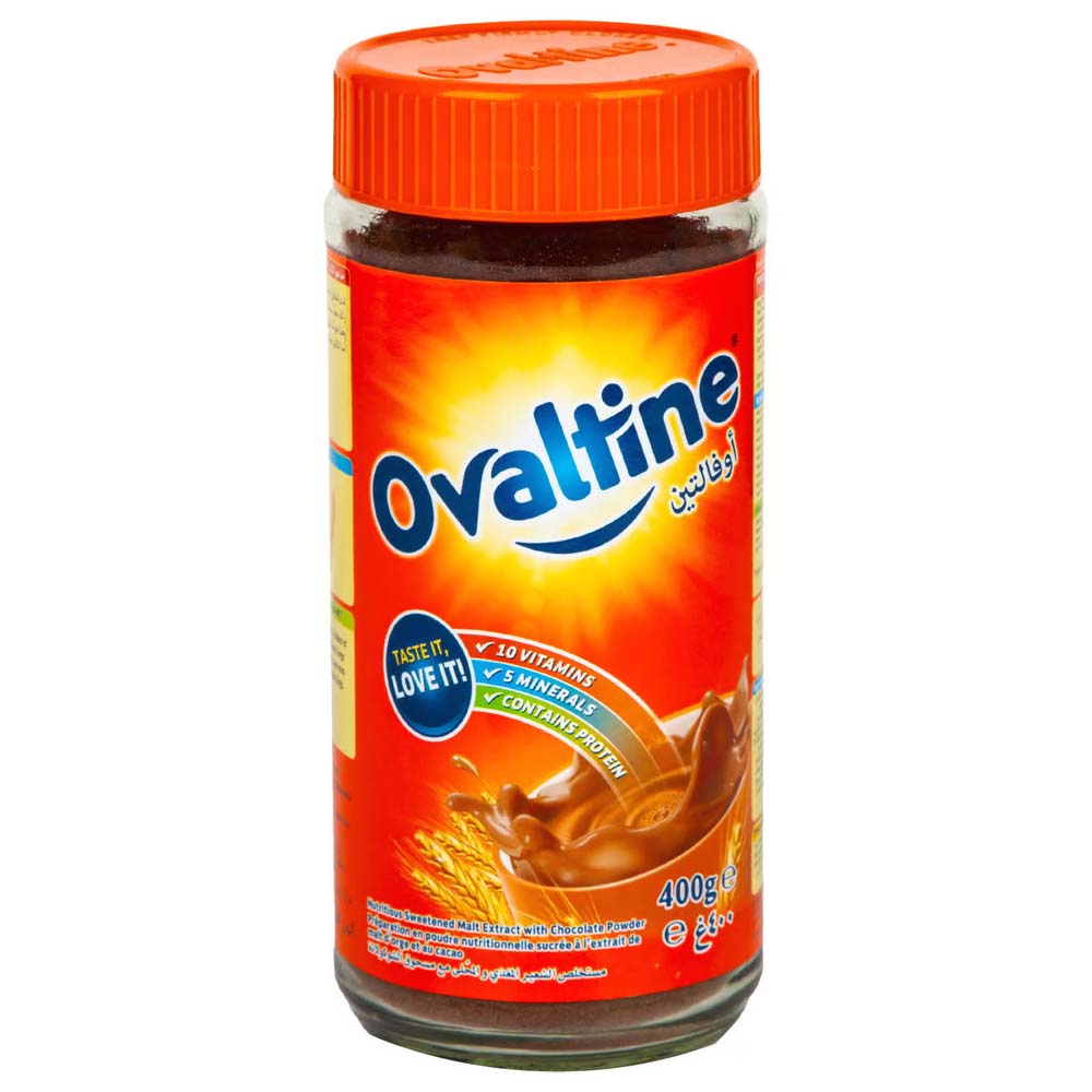Ovaltine Chocolate Drink JAR 400 G