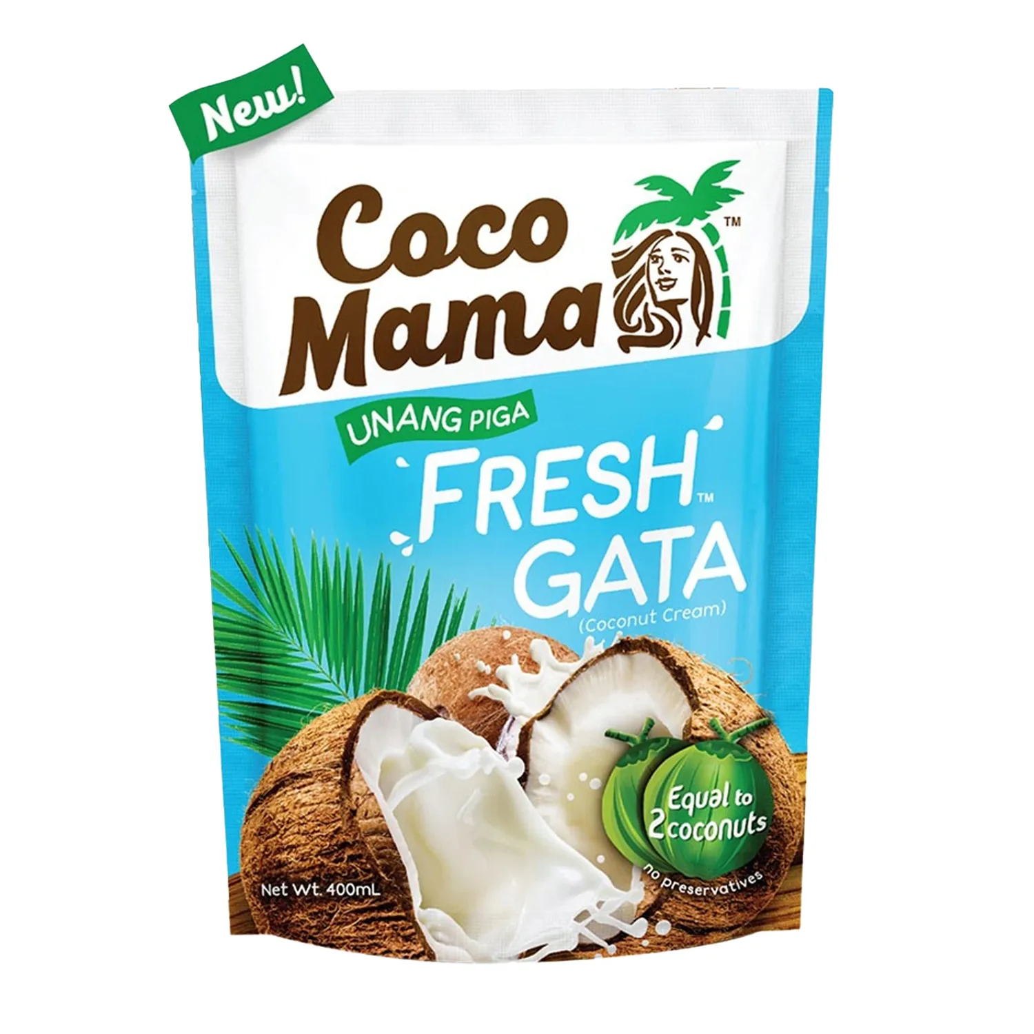 COCO MAMA FRESH GATA COCONUT MILK, 400ML