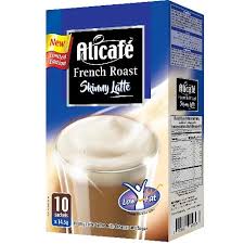 ALICAFE FRENCH ROAST SKINNY LATTE COFFEE, 10X14.5G