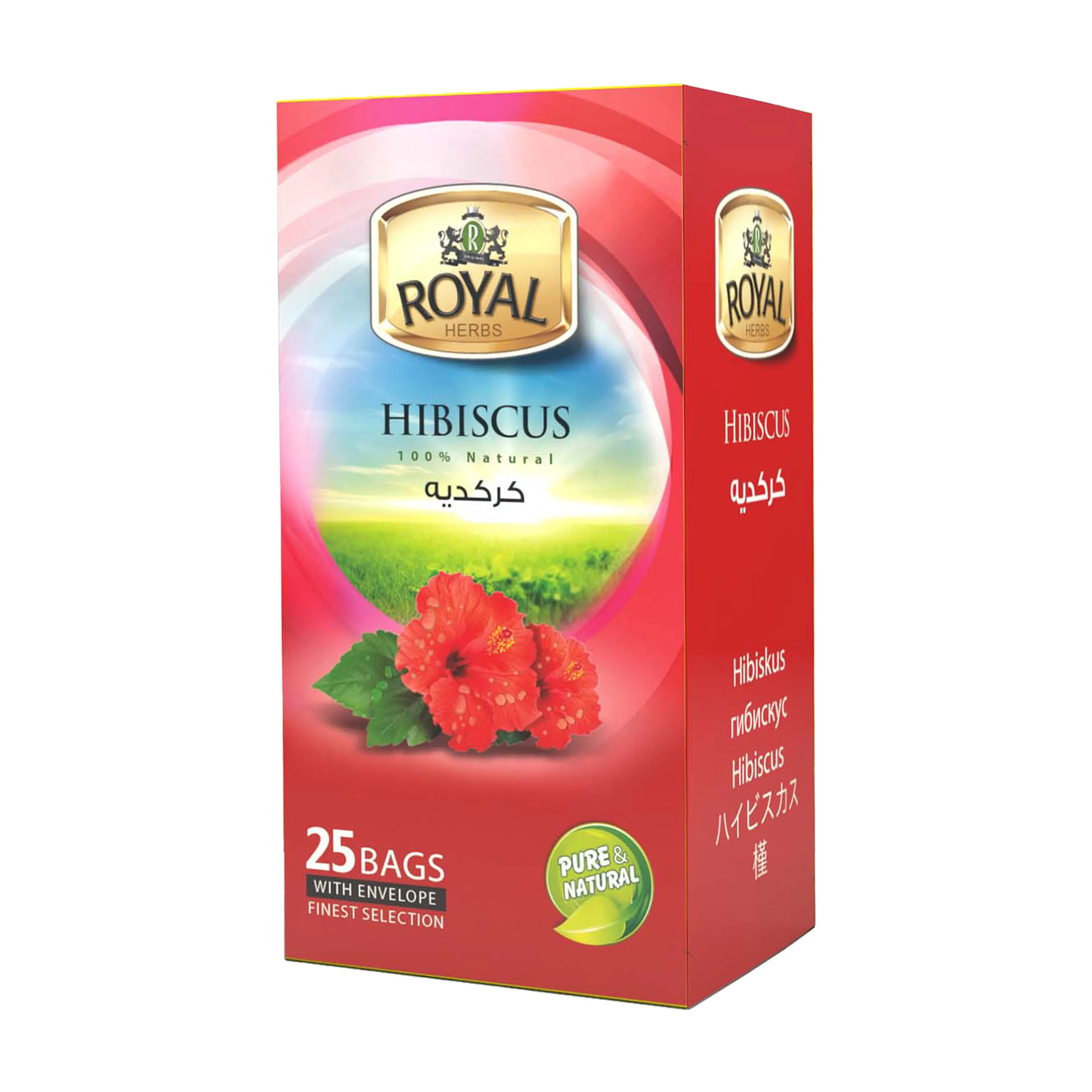 ROYAL TEA HIBISCUS BAGS 25 PCS