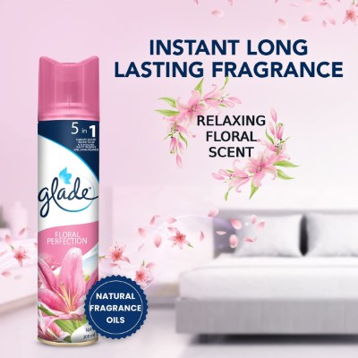 GLADE FLORAL PERFECTION AIR FRESHENER SPRAY, 300ML