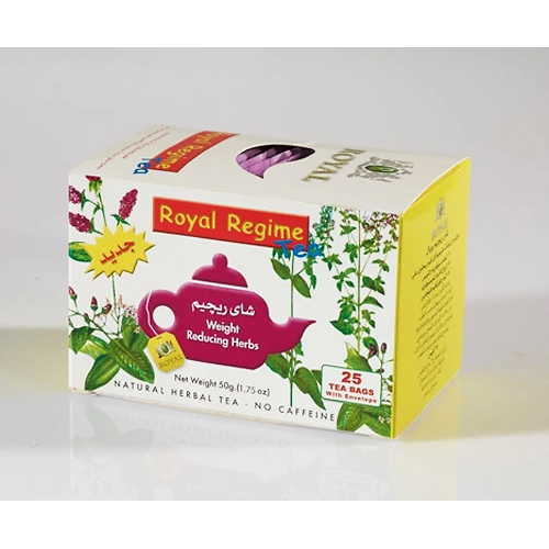 ROYAL HERBS REGIME TEA TEA BAGS, 25 TEA BAGS