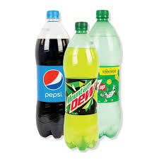 PEPSI+MOUNTAIN DEW+7UP SOFT DRINK PET BOTTLE, 3X1.25L