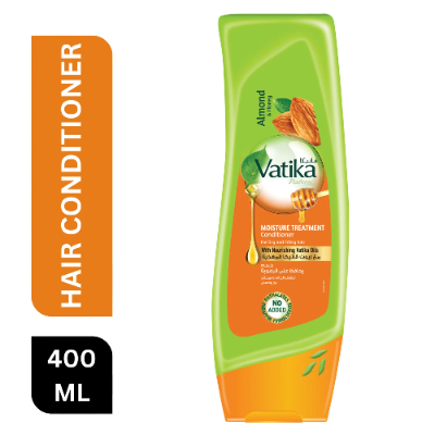 Dabur Vatika Moisture Treatment Dry Frizzy Hair Conditioner, 400ML