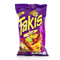 Takis Fuego Hot Chili Pepper & Lime Tortilla Chips, 56g