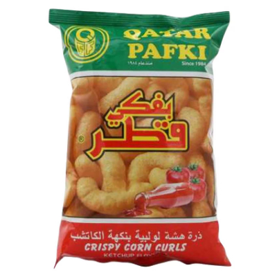 Qatar Pafki Ketchup Flavour Corn Balls, 80g