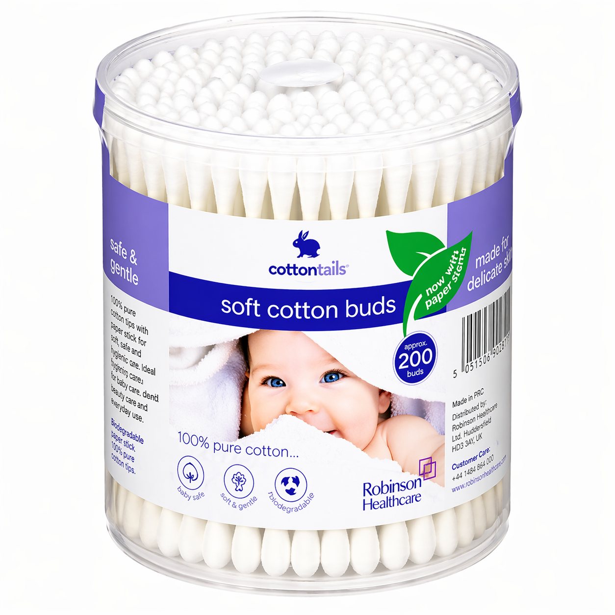 Cottontails Soft Cotton Buds 200 Pcs